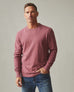 Men's Premium Slub Crew Long Sleeve Tee - Wild Ginger